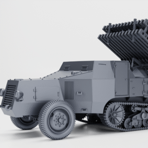 WW2 GERMAN HALF-TRACK S307 (F) VIELFACHWERFER, 3D PRINTED, MANY SCALES AVAILABLE