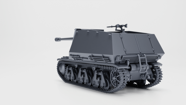 WW2 GERMAN PAK 40 L46, AUF GW HOTCHKISS H39 F, 3D PRINTED, MANY SCALES AVAILABLE - Image 4