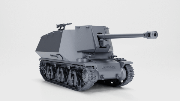 WW2 GERMAN PAK 40 L46, AUF GW HOTCHKISS H39 F, 3D PRINTED, MANY SCALES AVAILABLE - Image 5