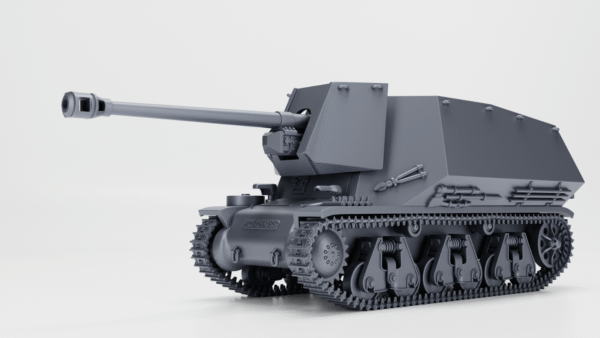 WW2 GERMAN PAK 40 L46, AUF GW HOTCHKISS H39 F, 3D PRINTED, MANY SCALES AVAILABLE - Image 8
