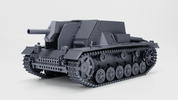 WW2 GERMAN SG-122 ARTSTURM, 3D PRINTED, MANY SCALES AVAILABLE