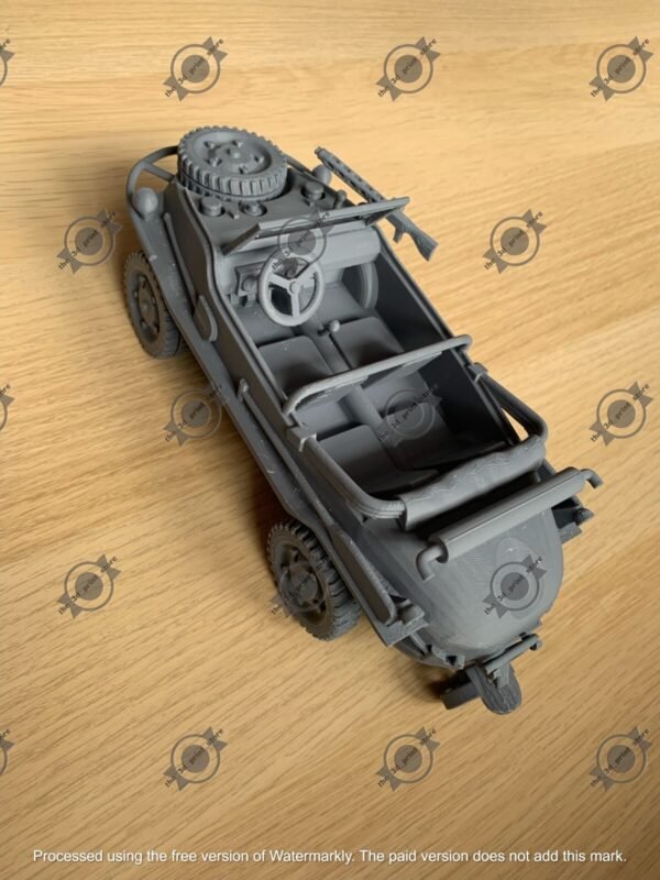 WW2 GERMAN, VW SCHWIMMWAGEN 3D PRINTED, MANY SCALES AVAILABLE - Image 8