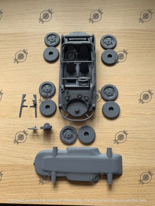 WW2 GERMAN, VW SCHWIMMWAGEN 3D PRINTED, MANY SCALES AVAILABLE - Image 10