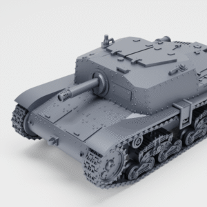 WW2 ITALY SEMOVENTE DA 75/18 SPG, 3D PRINTED, MANY SCALES AVAILABLE