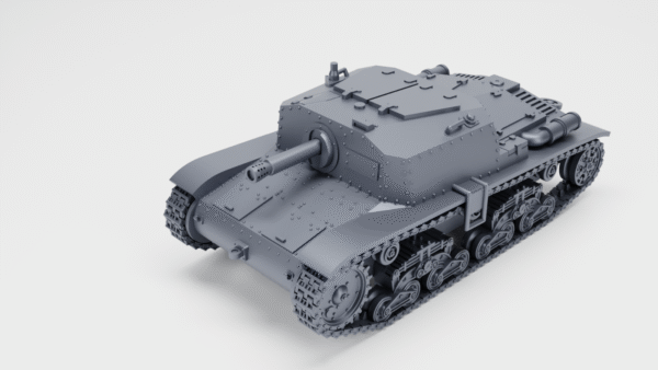 WW2 ITALY SEMOVENTE DA 75/18 SPG, 3D PRINTED, MANY SCALES AVAILABLE