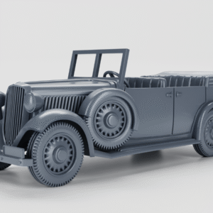 WW2 POLAND FIAT 518 MAZUR CABRIO, 3D PRINTED, MANY SCALES AVAILABLE