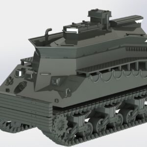 WW2 UK SHERMAN BARV M4A2  , 3D PRINTED, MANY SCALES AVAILABLE