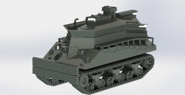 WW2 UK SHERMAN BARV M4A2  , 3D PRINTED, MANY SCALES AVAILABLE