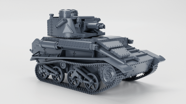 WW2 UK VICKERS LIGHT TANK MK.VI ,3D PRINTED, MANY SCALES AVAILABLE - Image 5