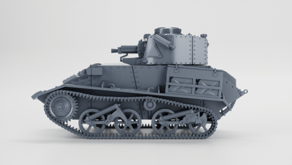 WW2 UK VICKERS LIGHT TANK MK.VI ,3D PRINTED, MANY SCALES AVAILABLE - Image 6