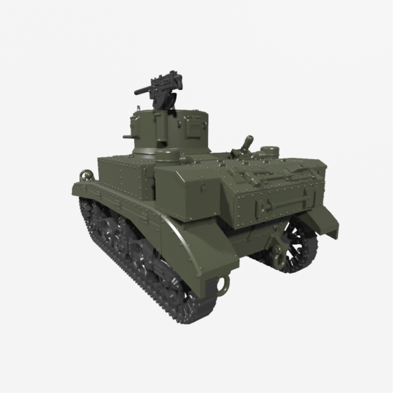 WW2 USA M3A1 STUART “HONEY'' , 3D PRINTED, MANY SCALES AVAILABLE - Image 4