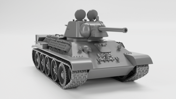 WW2 USSR  T-34/76-1942 3D PRINTED, MANY SCALES AVAILABLE - Image 5