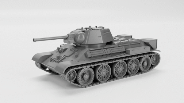 WW2 USSR  T-34/76-1942 3D PRINTED, MANY SCALES AVAILABLE