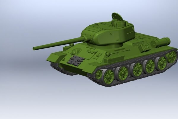 WW2 USSR  T-34/85 3D PRINTED, MANY SCALES AVAILABLE - Image 4