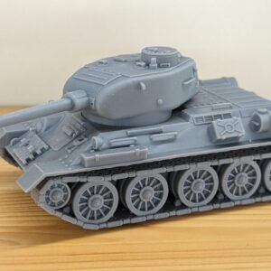 WW2 USSR  T-34/85 3D PRINTED, MANY SCALES AVAILABLE