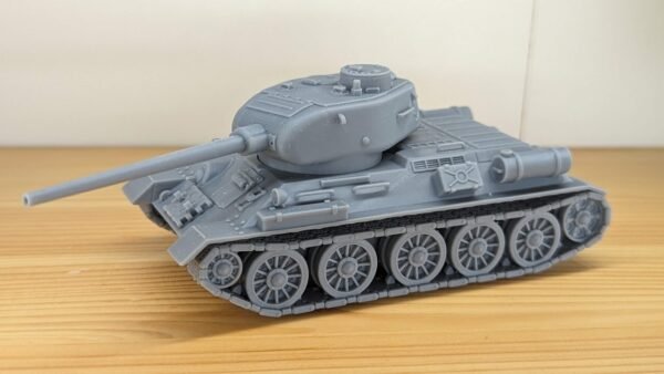 WW2 USSR  T-34/85 3D PRINTED, MANY SCALES AVAILABLE